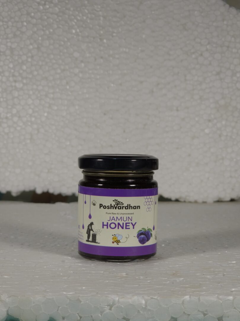 Poshvardhan Raw Honey - Jamun Flavour